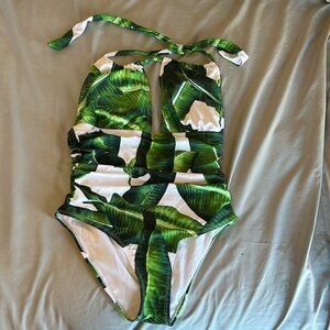 Monstera one piece swimsuit